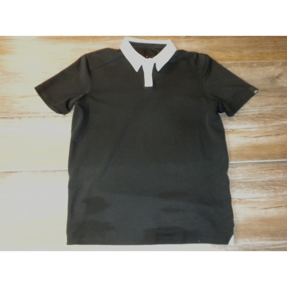 Oakley Other - Oakley Polo Shirt Mens S Black Gray Tailored Fit Y2K Golf Performance Streetwear